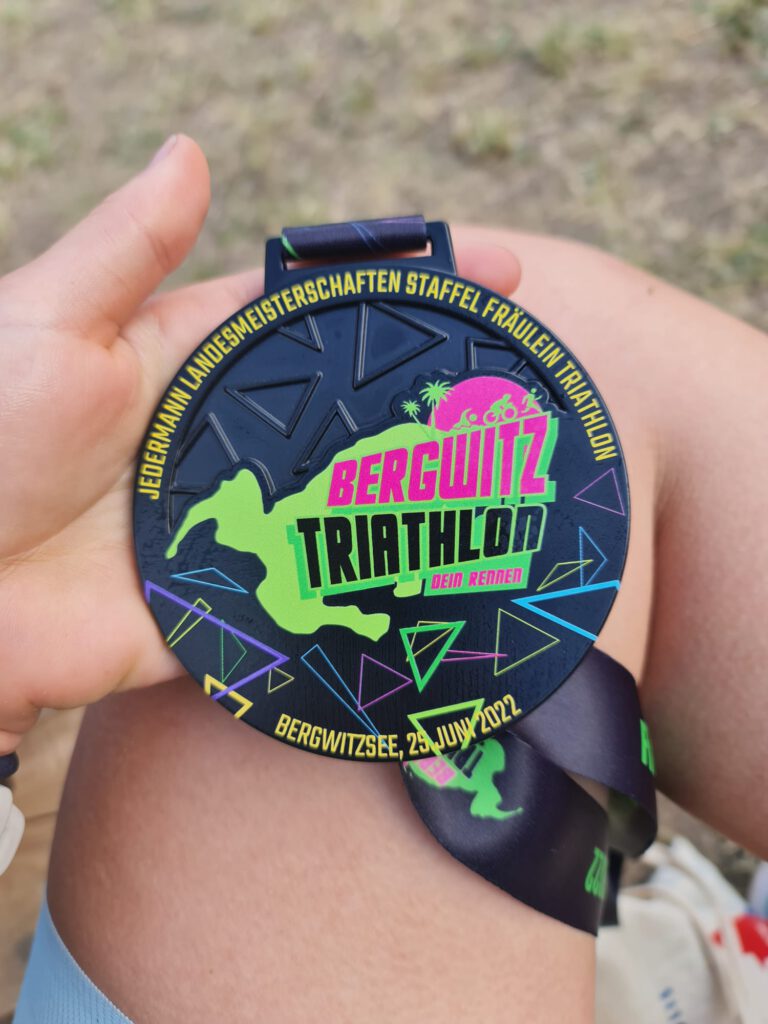 Medaille Bergwitz-Triathlon